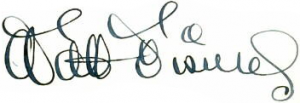 Walt Disney Unterschrift