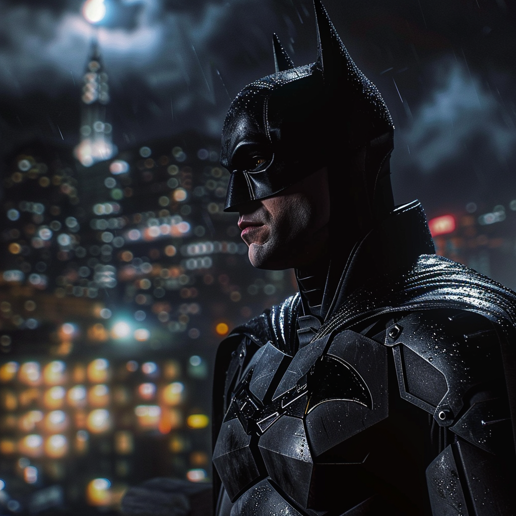 The Batman in Gotham City 