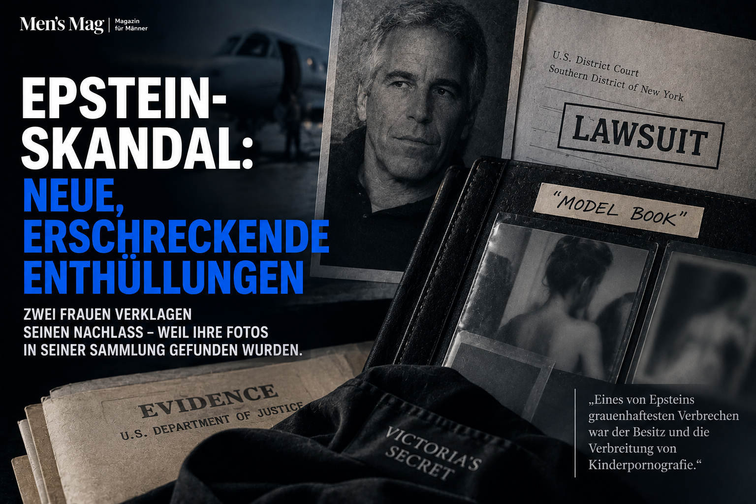Epstein-Skandal eskaliert: Das „Modeling Book“, ein Deckmantel für Missbrauch – Zwei Frauen klagen gegen Nachlass